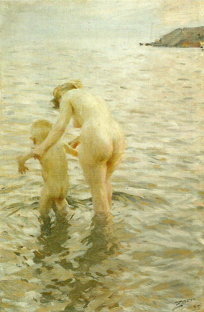 Anders Zorn mor och barn